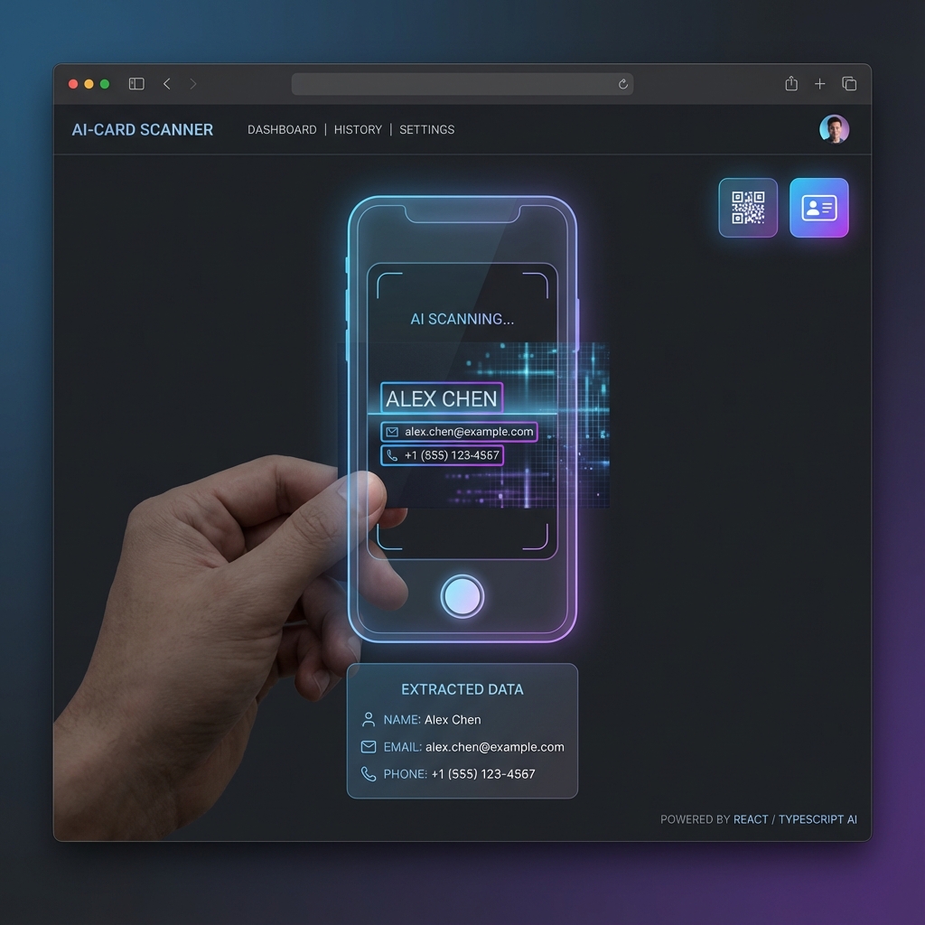 BizCard AI Scanner Screenshot
