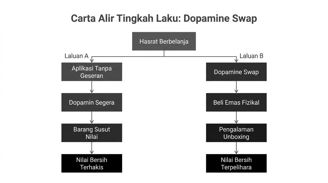 Carta Alir Tingkah Laku: Dopamine Swap